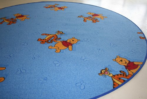 Der Teppich für Winnie Pooh Fans 95 cm rund Winnie the Puuh