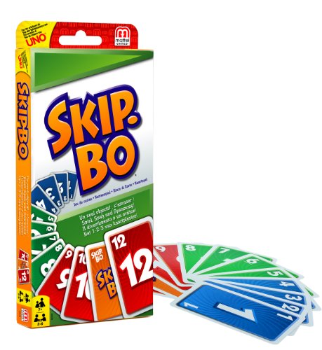 Mattel 52370-0 - Skip-Bo, Kartenspiel