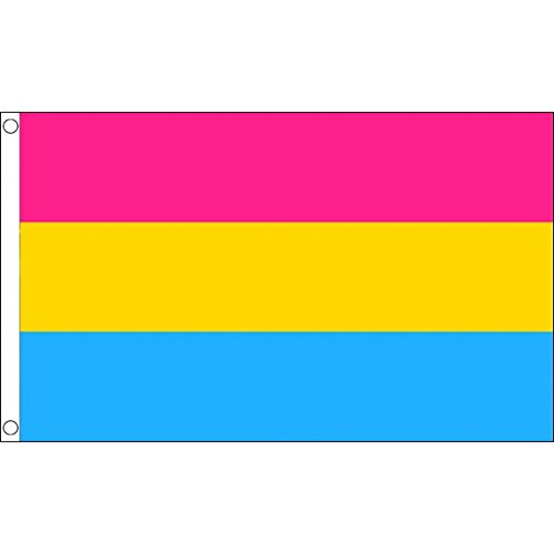 AZ FLAG Flagge PANSEXUALITÄT 150x90cm - PANSEXUELLEN OMNISEXUALITÄT Fahne 90 x 150 cm - flaggen Top Qualität