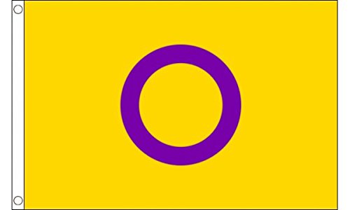 AZ FLAG Flagge Intersex STOLZ 150x90cm - INTERSEXUELL Fahne 90 x 150 cm - flaggen Top Qualität