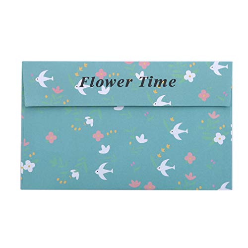 CanVivi Briefumschläge Bunt Niedlich Blume Muster Design Romantisch Umschläge Danksagungskarten Mit Briefpapier