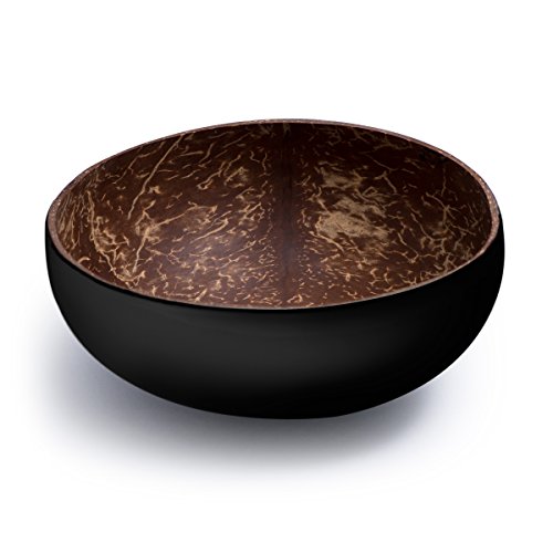Cocobowl Pure - Kokosnuss Schale/Dekoschale - schwarz