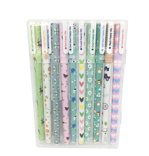 cosanter 100 Colorful Stifte Mark Stifte schönen Tiere Muster Flash Glitzer-Stifte für Büro Schule
