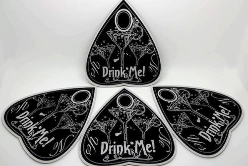 SPOOKY Kook Set of 4 Drink Me. Ouija Gothic Untersetzer – Bringen Leben auf Ihren Tisch von