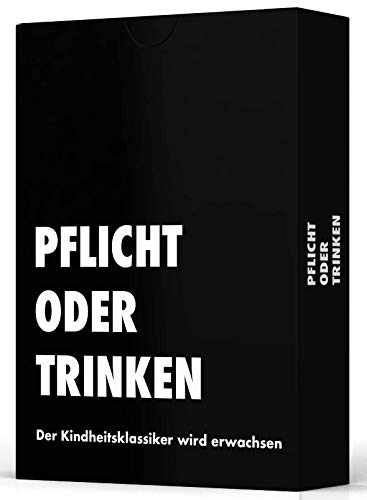 Pflicht oder Trinken® - der Klassiker Reloaded - jetzt als Trinkspiel | Partyspiel - Kartenspiel - Spieleabend - Saufspiel - Trinkspiel - Perfekt zum Junggesellenabschied - Wahrheit oder Pflicht