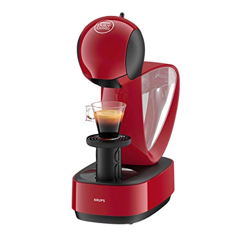 Krups Nescafé Dolce Gusto Infinissima KP1705 Kapsel Kaffeemaschine (für heiße und kalte Getränke, 15 bar Pumpendruck, manuelle Wasserdosierung, 1,2 l Wassertank, Abschaltautomatik) rot