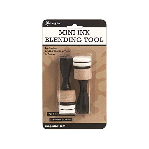 Ranger Mini Tinten Mischwerkzeug 1 Zoll Rund, Synthetic Material, Mehrfarbig, 8.4 x 1.3 x 11.7 cm