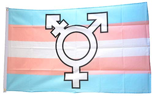 Flaggenfritze® Flagge/Fahne Transgender Pride Symbol - 90 x 150 cm