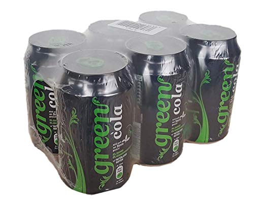 Green Cola - inkl.Pfand | 0,33L | natürliches Koffein | Grüne Kaffeebohne | ohne Zucker | Buxtrade | 1 Dose