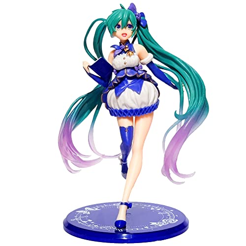 Miku Actionfigur Spielzeug, Miku Anime Figur Modell, Anime Figur Statue Super Figure Collection Cartoon Anime Statue PVC Anime Action Charakter Puppe für Desktop Dekoration Ornamente, Kinder Geschenke