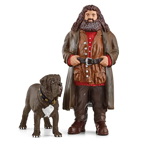 schleich 42638 Hagrid & Fang, ab 6 Jahren, WIZARDING WORLD - Spielfigur, 8 x 11,5 x 13 cm