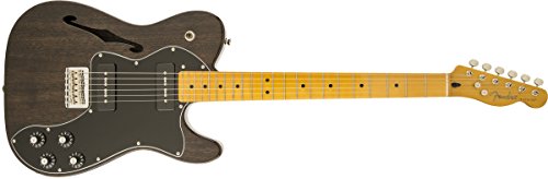 Fender  E-Gitarre, 0241202500, Modern Player, Telecaster, Thinline, Deluxe, Griffbrett aus Ahorn, 3-farbiger Sonnenschliff