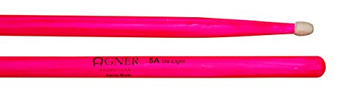 Agner Drumsticks 5A UV Pink