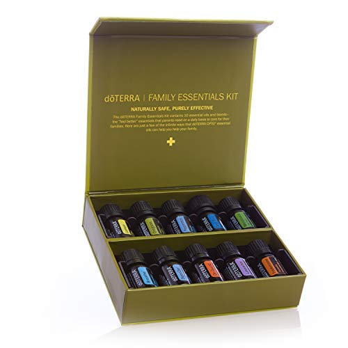 doTERRA Family Essential Oil Kit (Aromatherapy Set, Ätherisches Öl-Set)  - TOP 10 Oils & Blends