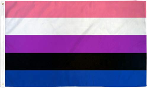 AZ FLAG Flagge GENDERFLUID STOLZ 150x90cm - LGBT Fahne 90 x 150 cm - flaggen Top Qualität