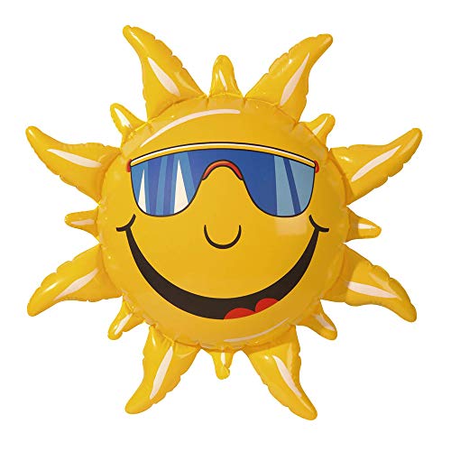 Widmann 2390S Aufblasbare Sonne 2390S-Deko, Circa, ca. 60 cm