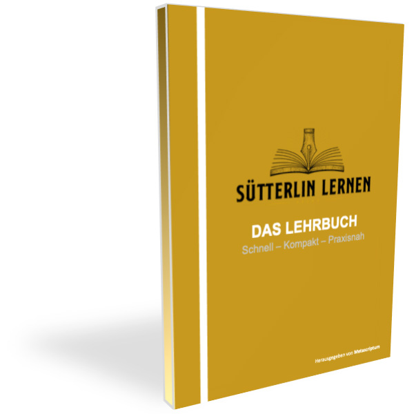 Sütterlin - eine damals häufig verwendete Schrift